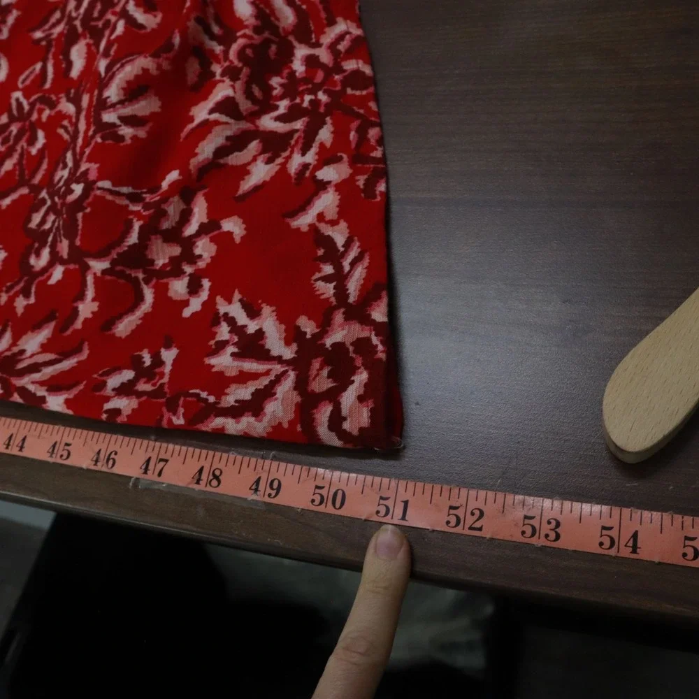 Knox Rose Midi Dress Women XXL Red Boho Hippie Bloomcore Grandmacore Cottagecore